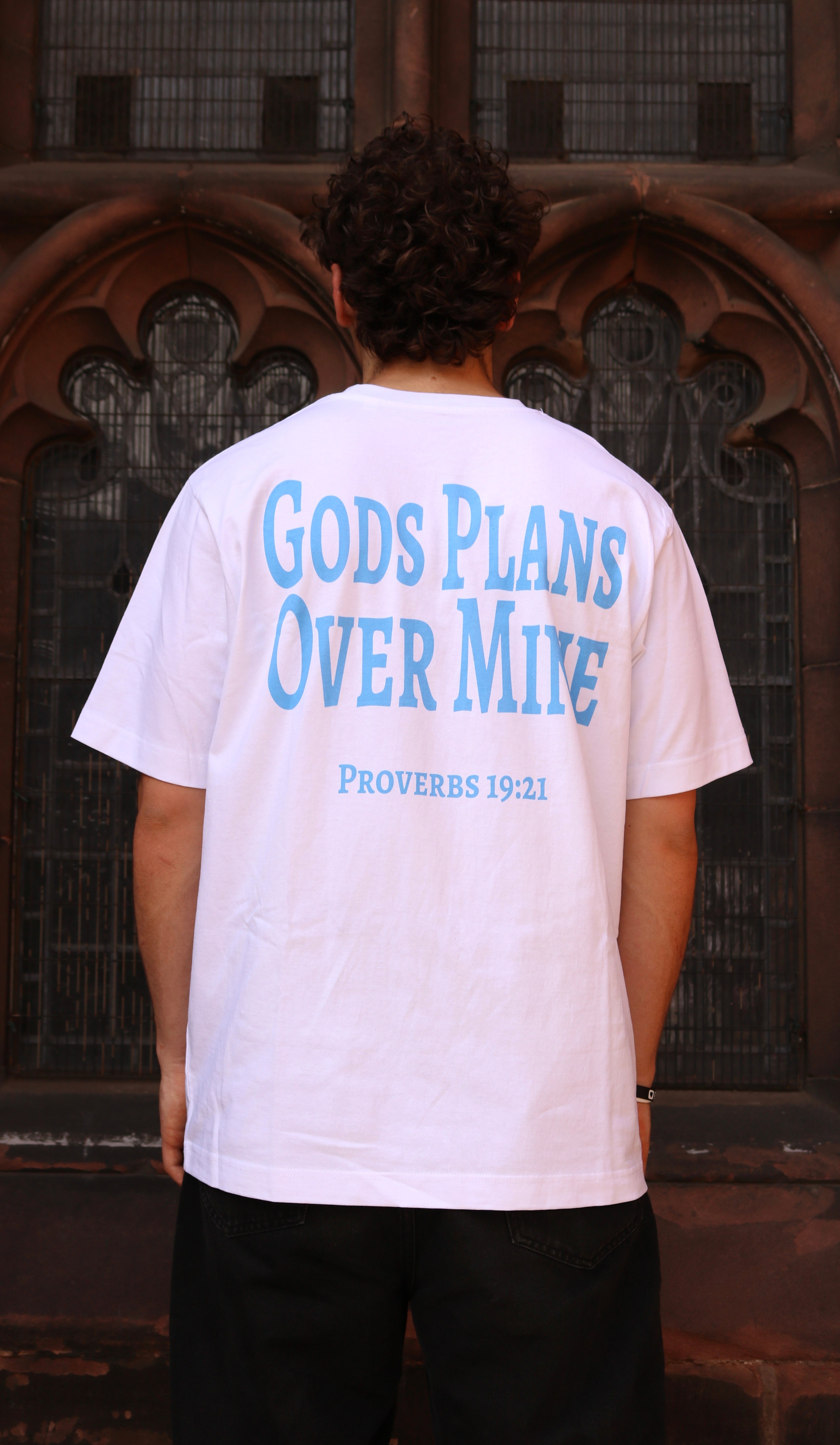 Proverbs 19:21 White Tee