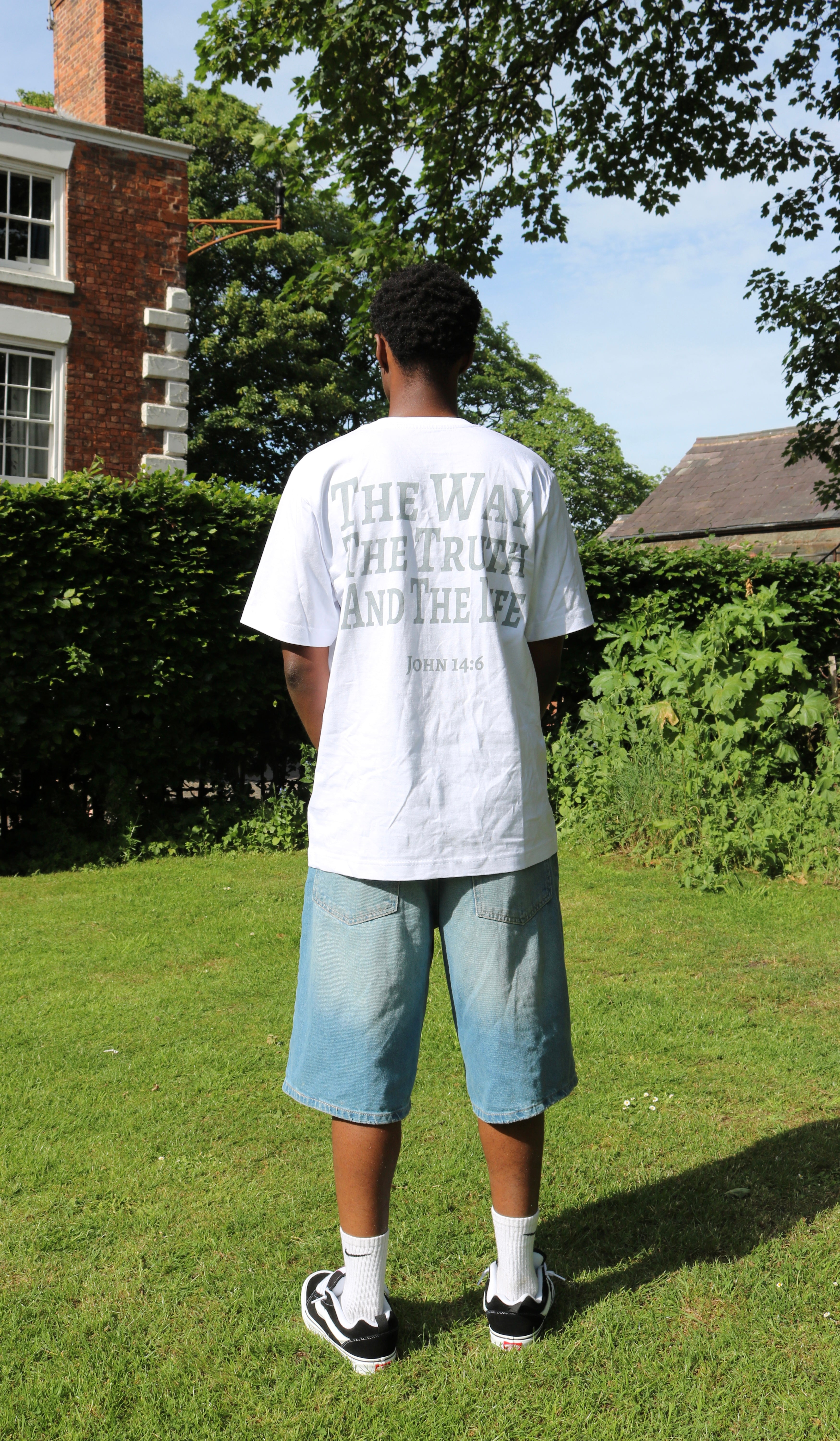 John 14:6 White Tee