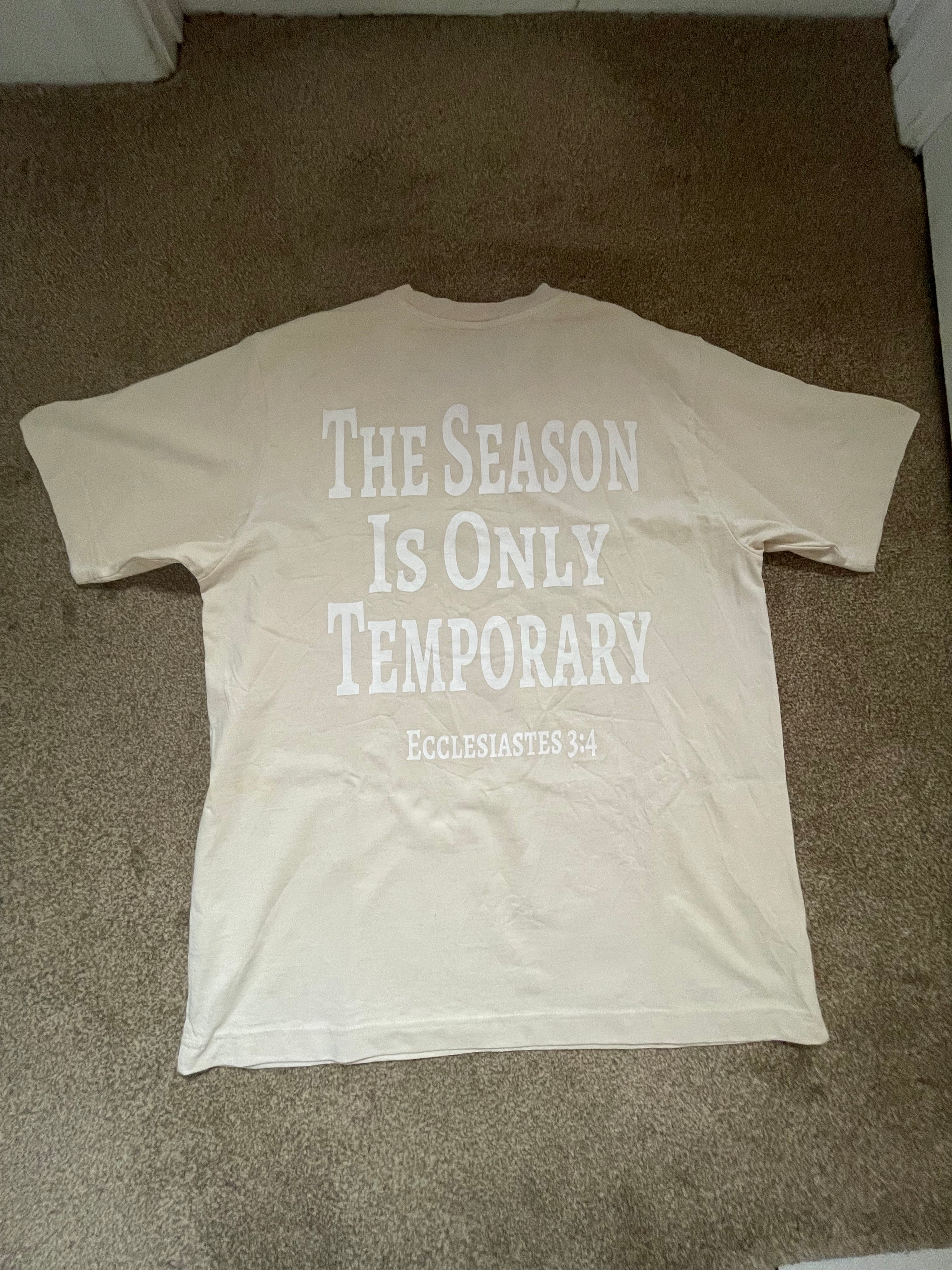 Ecclesiastes 3:4 Natural Raw Tee