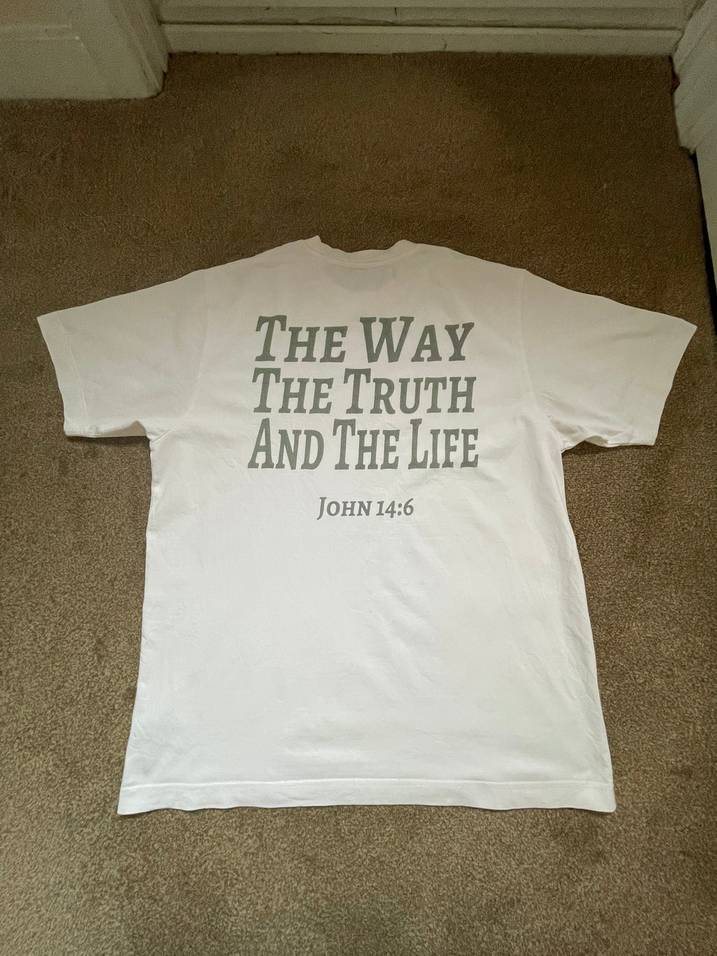 John 14:6 White Tee
